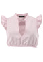 Gipfelstürmer Dirndl Blouse "Kali" pink