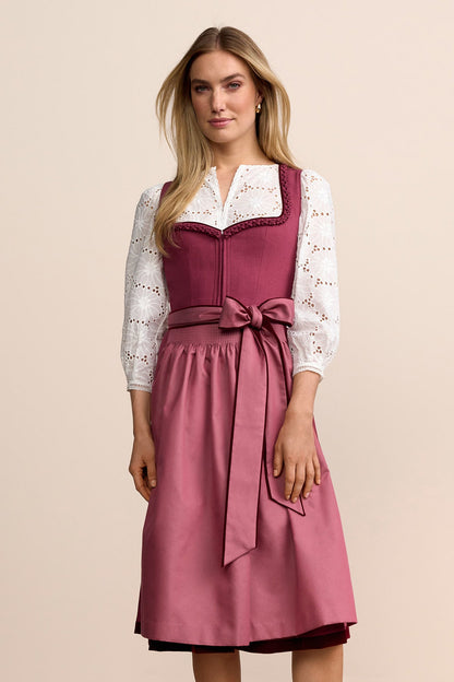 Kruger Agneta long dirndl in red, 70cm