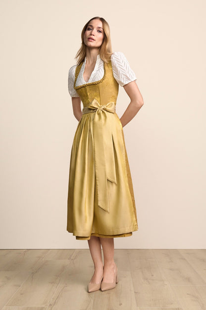 Kruger Calyssia maxi dirndl in brown, 80cm