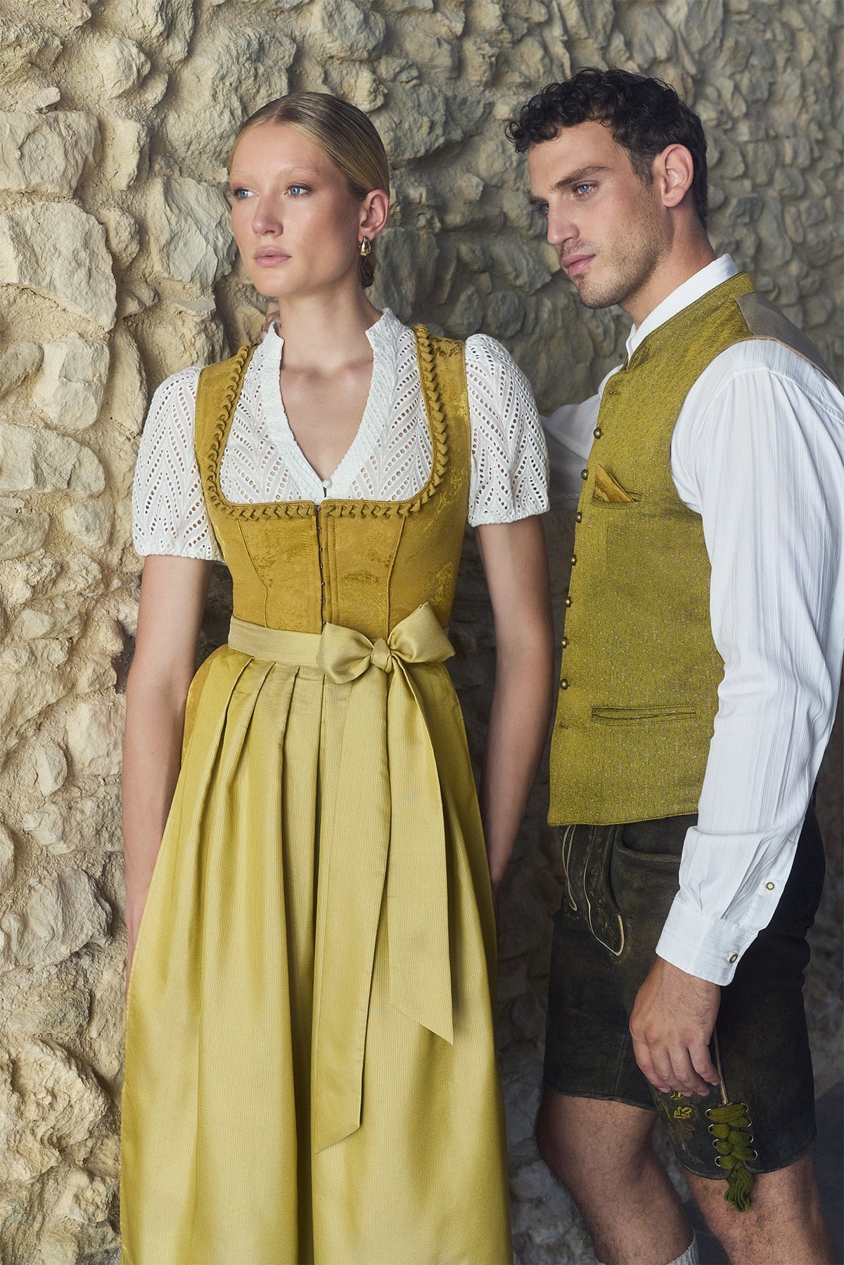 Kruger Calyssia maxi dirndl in brown, 80cm