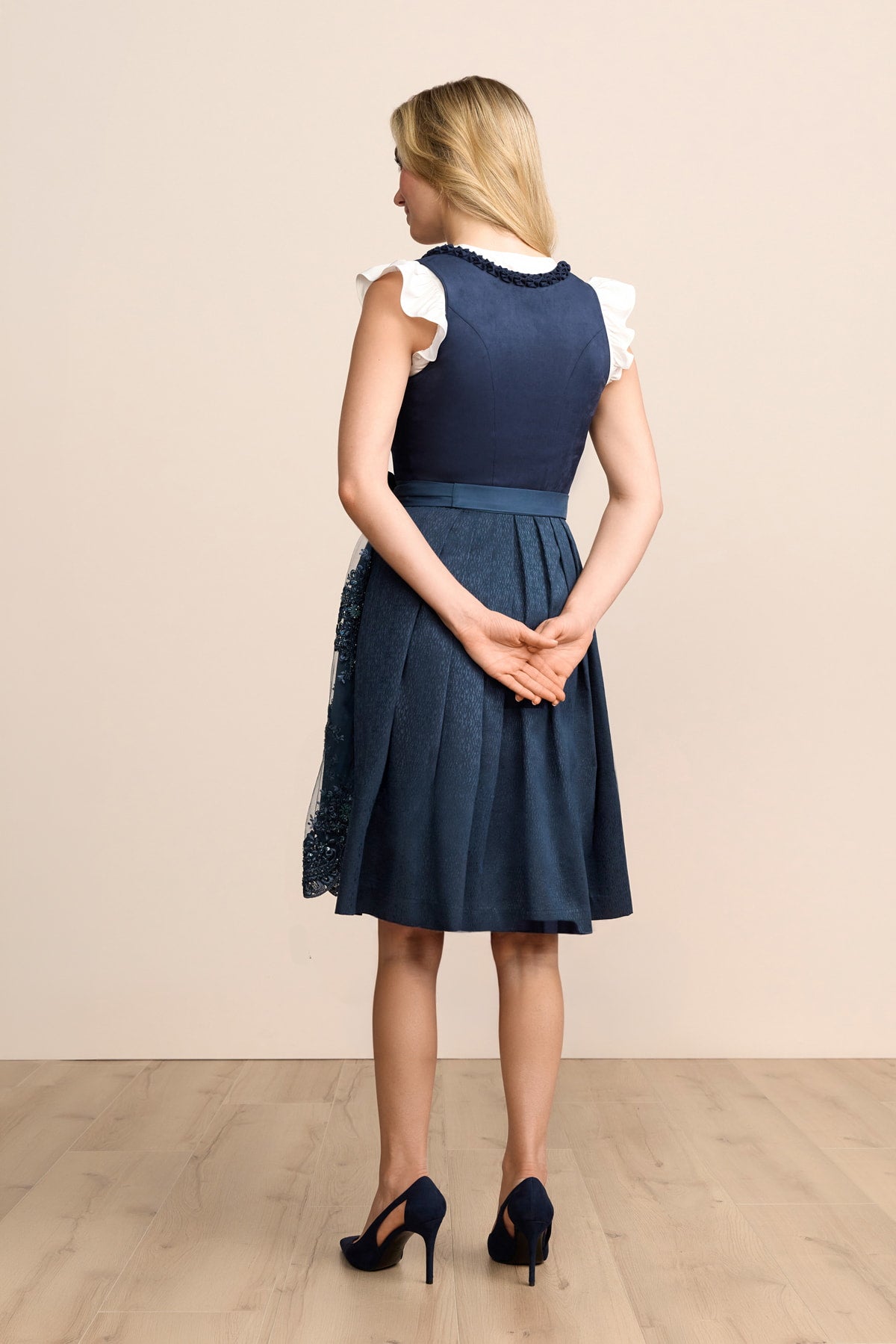 Kruger Aila midi dirndl in blue, 60cm