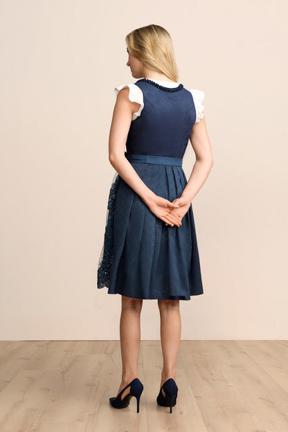 Kruger Aila midi dirndl in blue, 60cm