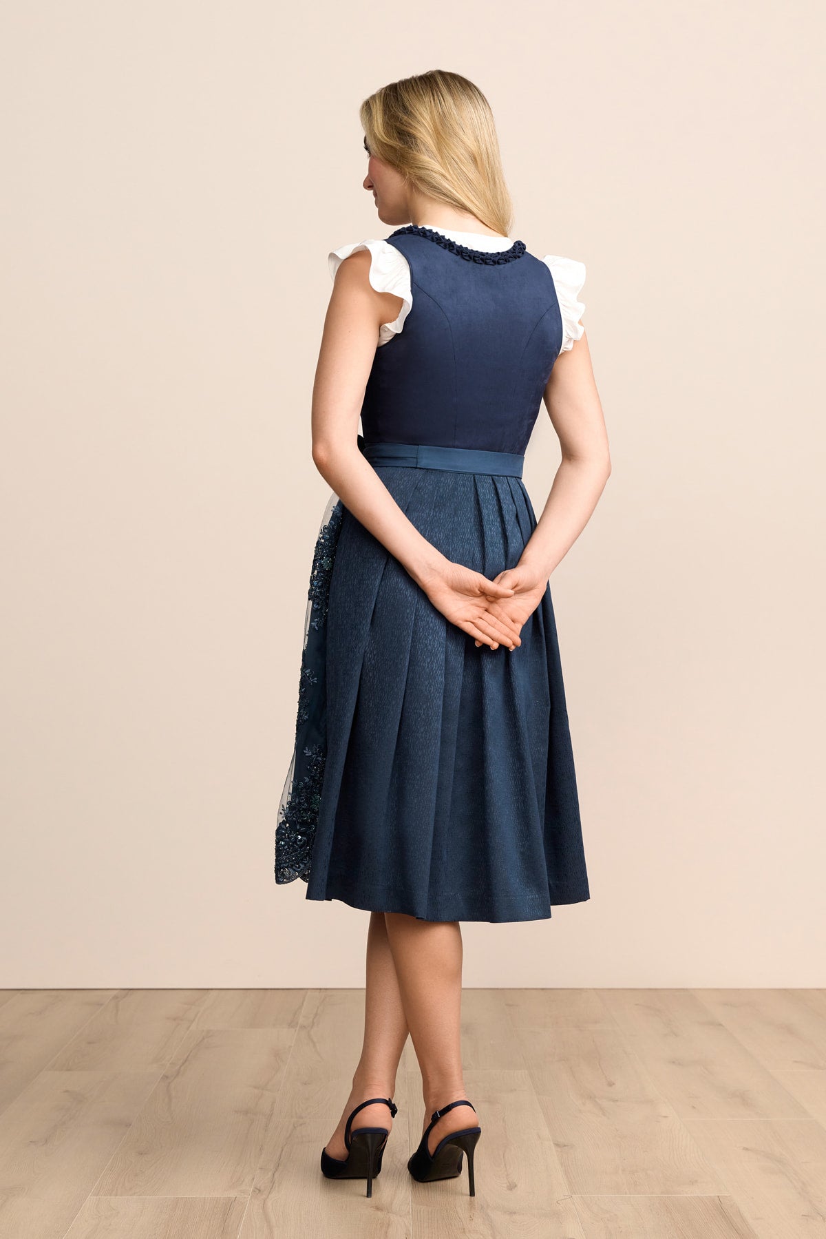 Kruger Aila long dirndl in blue, 70cm