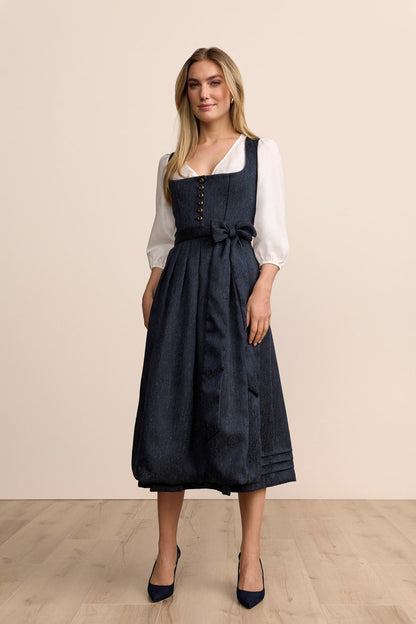 Kruger Debora maxi dirndl in blue, 80cm