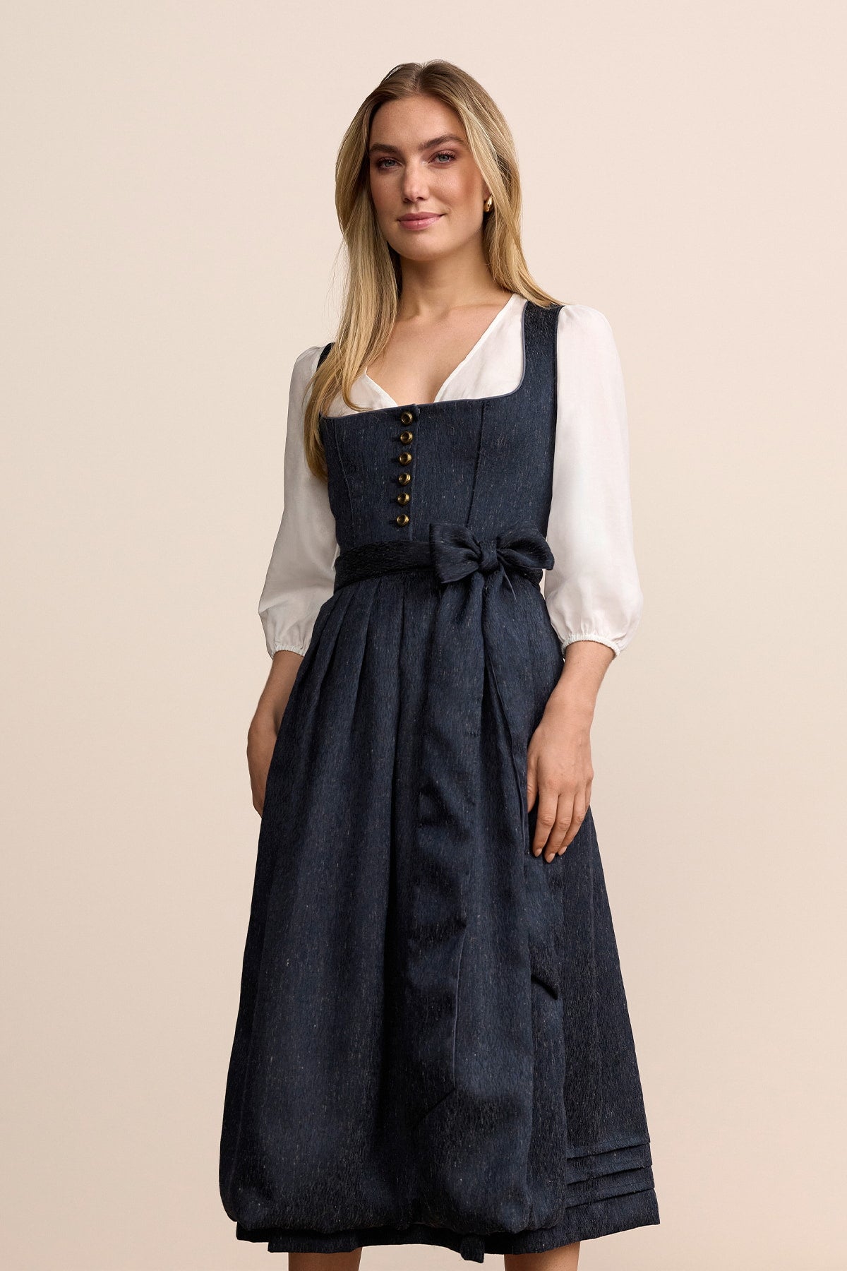 Kruger Debora maxi dirndl in blue, 80cm