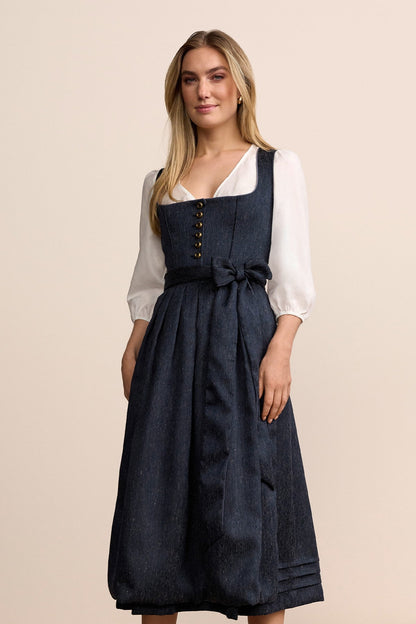 Kruger Debora maxi dirndl in blue, 80cm