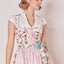 Kruger Mini Dirndl 2pcs. 50cm "Babe" ecru (36)
