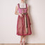 Kruger Midi Dirndl 2pcs. 70cm "Fushsia" red (size 36)