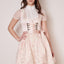 Kruger Mini Dirndl 2pcs. 50cm "Junie" pink (32,38,40)