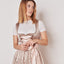 Kruger Midi Dirndl 2pcs. 60cm "Koko" beige