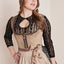 Kruger Midi Dirndl 2pcs. 50cm "Selene" brown