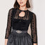 Kruger Mini Dirndl 2pcs. 50cm "Alisha" black (size 38)