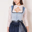 Kruger Dena Mini Dirndl, Blue — 50cm 2pc Set