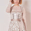 Kruger Midi Dirndl 2pcs. 60cm "Nemi" beige