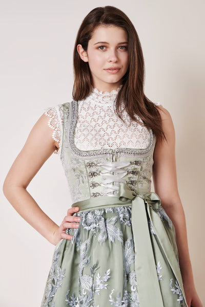 Kruger Mini Dirndl 2pc 50cm "Breanna" green