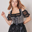 Kruger Mini Dirndl 2pcs. 50cm "Lonie" black (38,40)