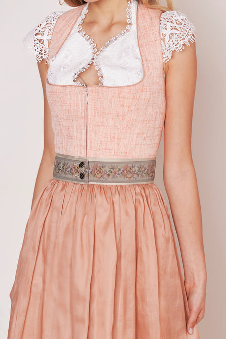 Julia Trentini Marta Dirndl, Rose — 60cm Midi
