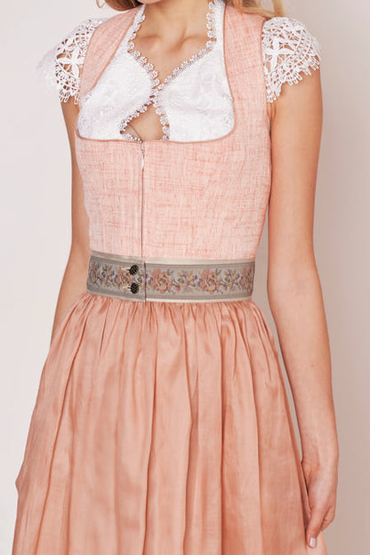 Julia Trentini Marta Dirndl, Rose — 60cm Midi