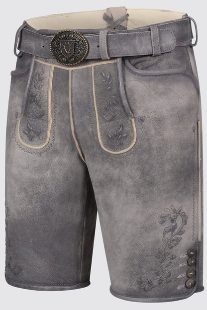 Kruger Men's Lederhosen "Wincent" gray