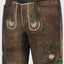Kruger Men's Lederhosen "Alexander" brown