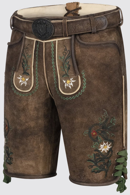 Kruger Men's Lederhosen "Alexander" l.brown