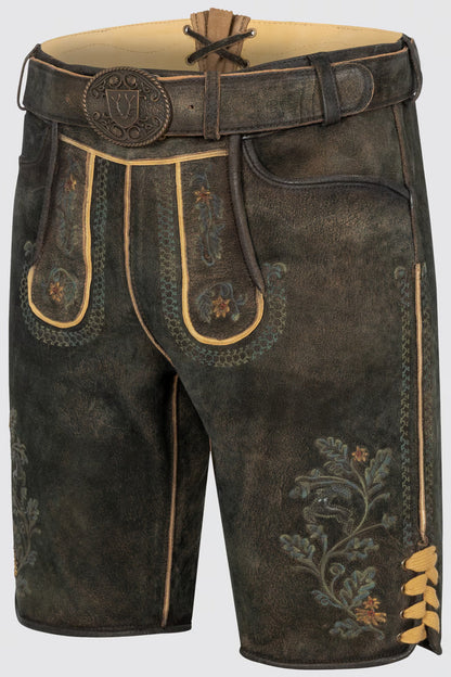 Kruger Men's Lederhosen "Charlie" with belt (56)