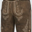 Lederhose Quan mit Gürtel