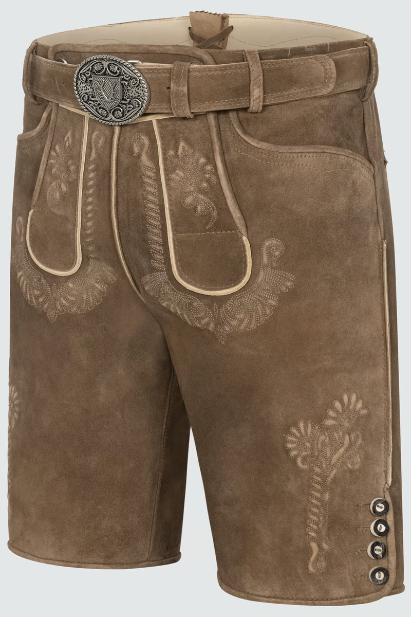Kruger Men's Lederhosen "Aric" light brown