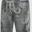 Lederhose Okko mit Gürtel