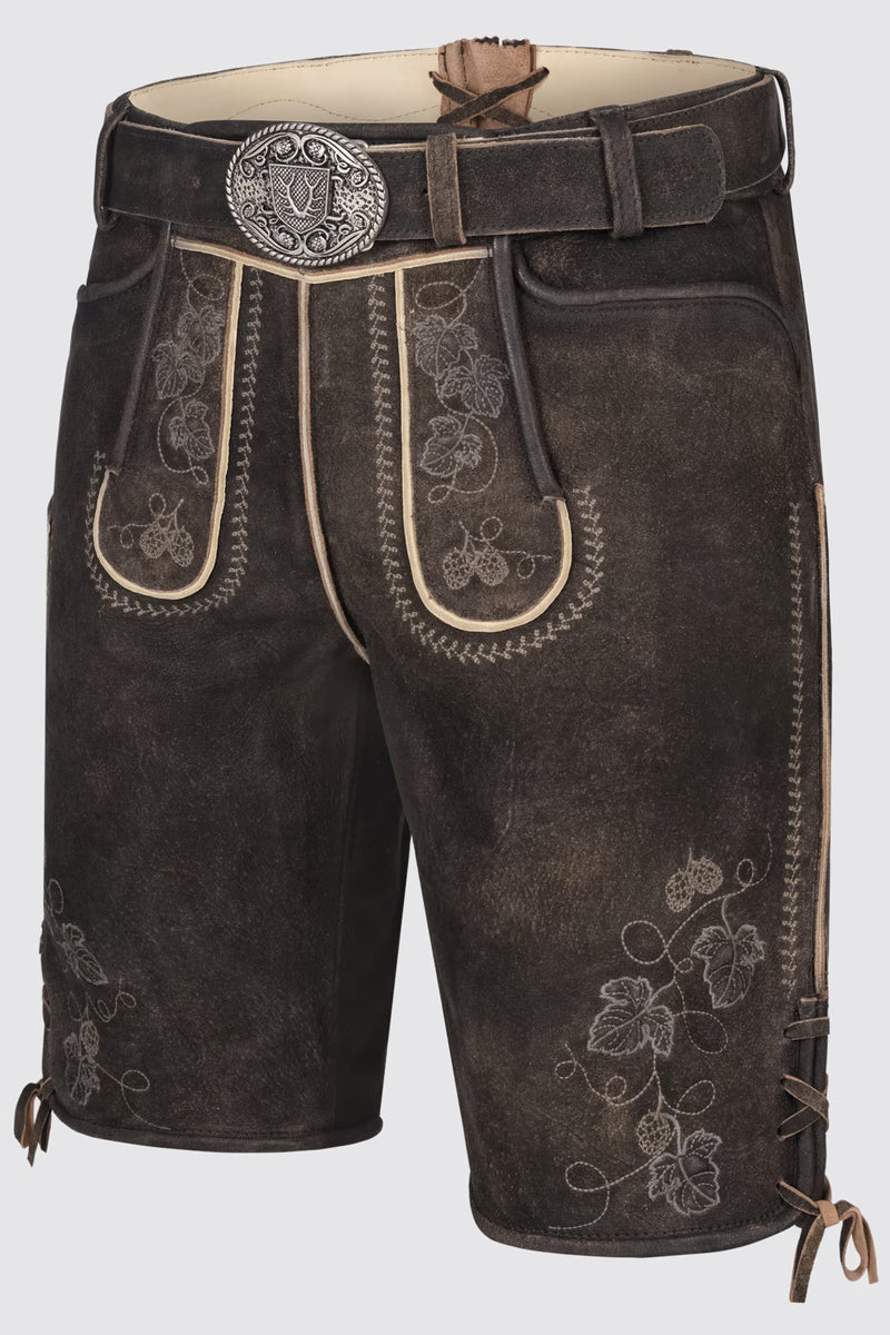 Kruger Men's Lederhosen "Nikolas" dark brown
