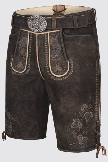 Kruger Men's Lederhosen "Nikolas" dark brown