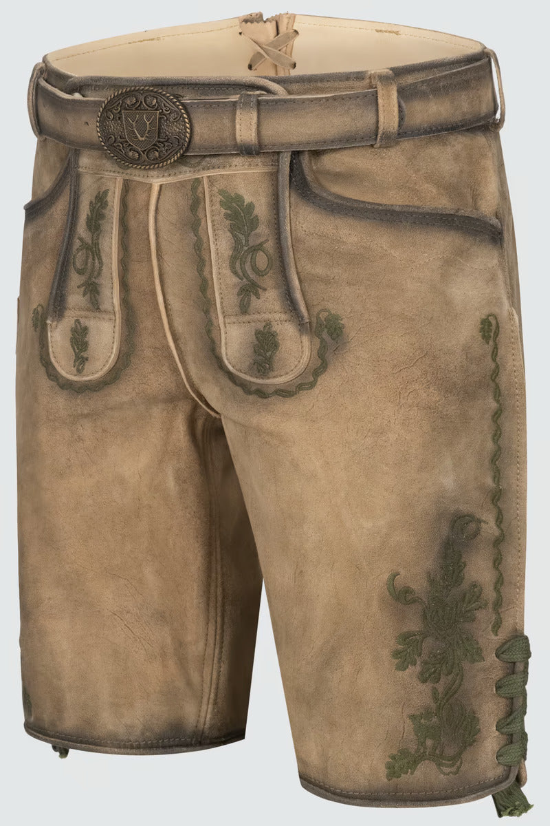 Kruger Men's Lederhosen "Ulli" with belt (54)