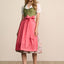 Kruger Long Dirndl 2pcs. 70cm "Aletta" green