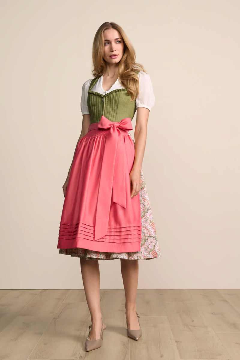 Kruger Long Dirndl 2pcs. 70cm "Aletta" green