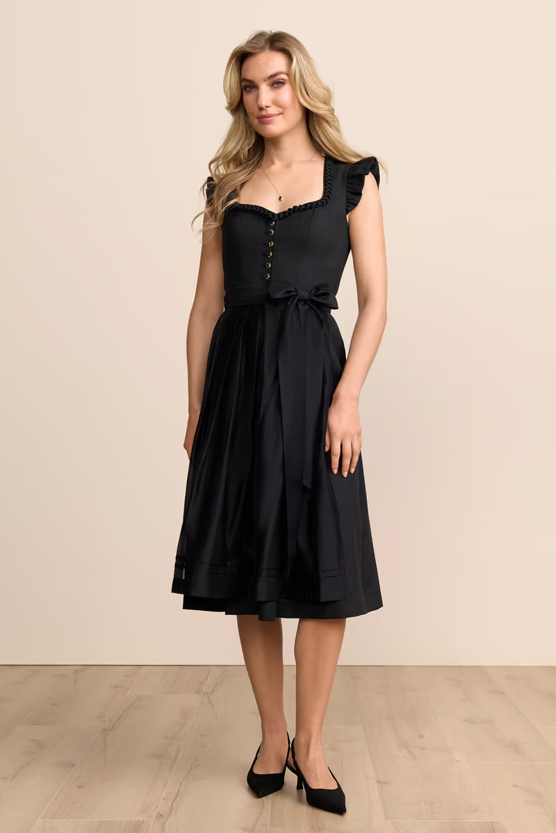 Krüger Livin Long Dirndl, Black — 70cm 2pc Set