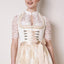 Kruger Long Dirndl 2pcs. 70cm "Benedita" ecru