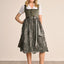 Kruger Long Dirndl 2pcs. 70cm "Mirna" green (38)