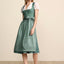 Kruger Long Dirndl 2pcs. 70cm "Lousia" green