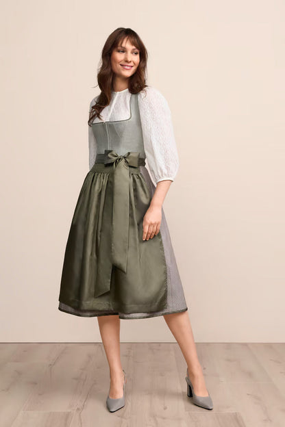 Kruger Long Dirndl 2pcs. 70cm "Maralda" green