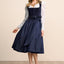 Kruger Long Dirndl 2pcs. 70cm "Zelara" blue