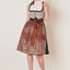 Kruger Midi Dirndl 2pcs. 60 cm "ASTERIA" green (low stock)