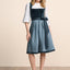 Kruger Midi Dirndl 2pcs. 60cm "Lynette" blue