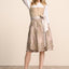 Kruger Midi Dirndl 2pcs. 60cm "Lysandra" biege