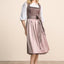 Kruger Long Dirndl 2pcs. 70cm "Ceressida" brown