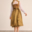 Kruger Long Dirndl 2pcs. 70cm "Suzanne" brown (closeout)