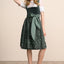 Kruger midi Dirndl 2pcs. 60cm "Elira" green