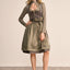 Kruger Midi Dirndl 2pcs. 60cm "Ester" olive