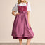 Kruger Long Dirndl 2pcs. 70cm "Ayuna" pink