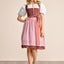 Kruger Midi Dirndl 2pcs. 60cm "Elja" red