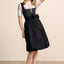 Kruger Midi Dirndl 2pcs. 60cm "Alarisea" black
